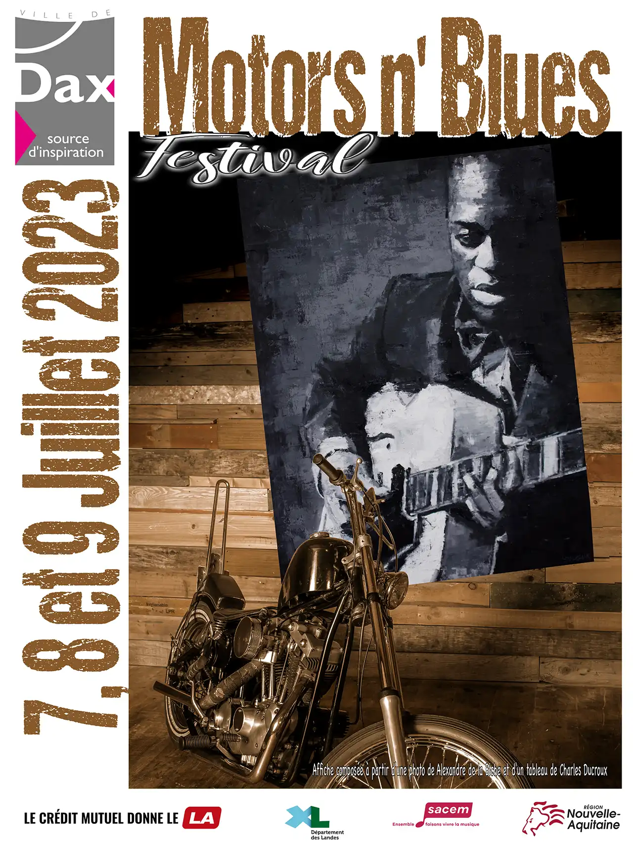 Les concerts du Festival Motors n' Blues à Dax en 2023.