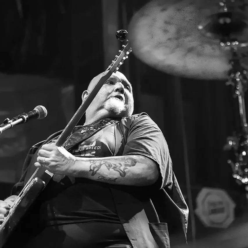 Concert de Popa Chubby au Festival Motors n' Blues 2022 par Franck Mage.