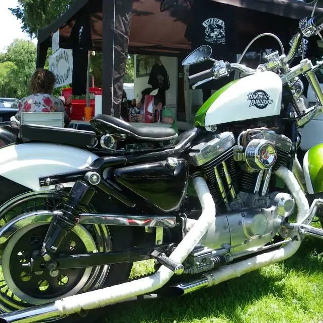 Harley Davidson au Dax Motors n' Blues Festival en 2013.