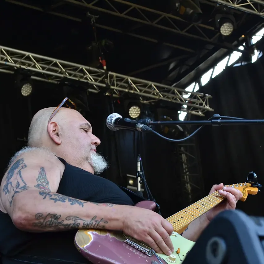 Popa Chubby au Dax Motors n' Blues Festival, Dax 16 juillet 2022.