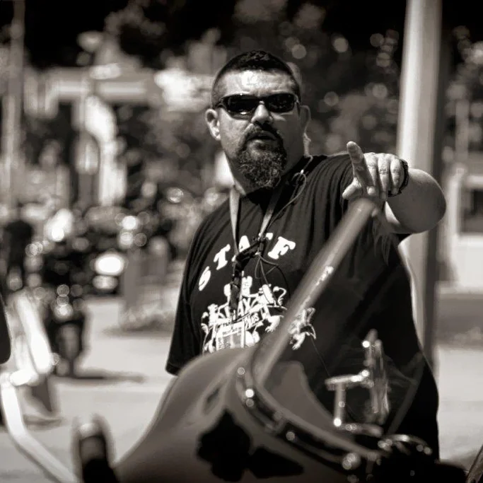 Nounours bénévole du DMBF au Motors n' Blues 2013.