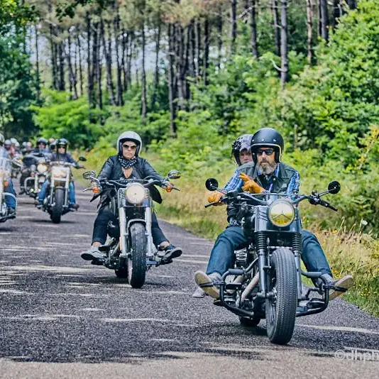 Balade moto du Motors n' Blues 2017 par Dominique Hiquet.