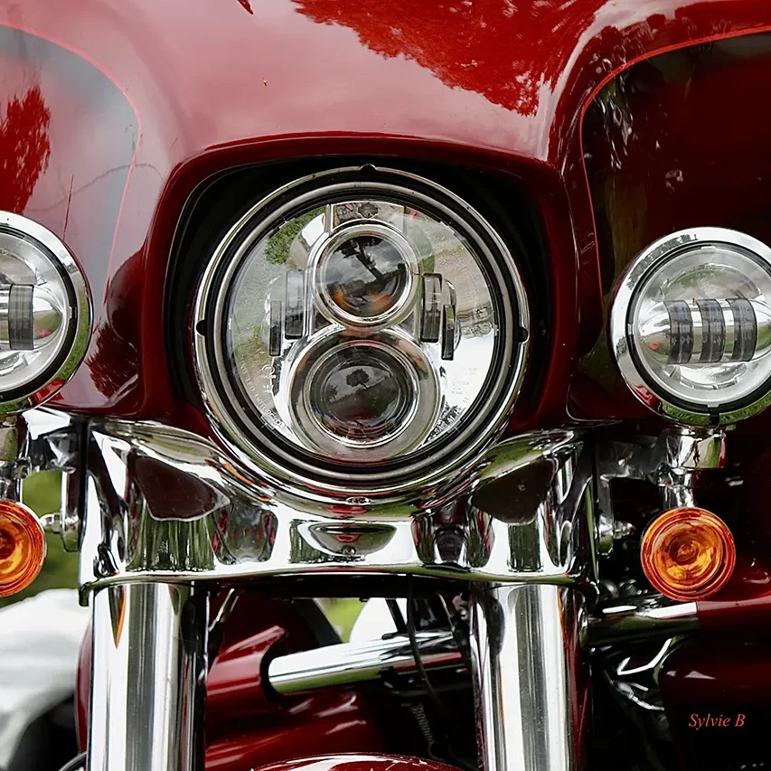 Trike Harley Davidson au festival Motors and Blues de Dax.
