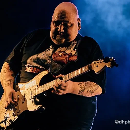 Dominique Hiquet, photographe au Motors n' Blues à Dax.