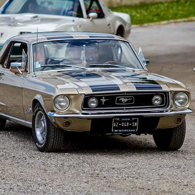 Ford Mustang de l'association American Crazy Cars à Dax en juillet 2013.
