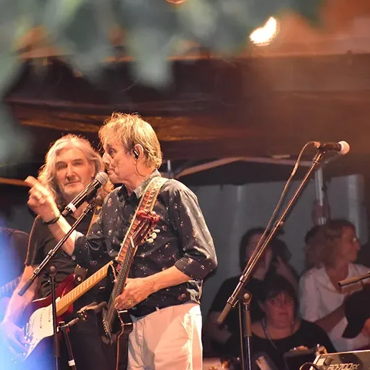 Murray Head en concert au Motors n' Blues de Dax en juillet 2019.