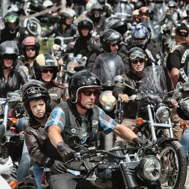 Les balades moto du Dax Motors n' Blues Festival.