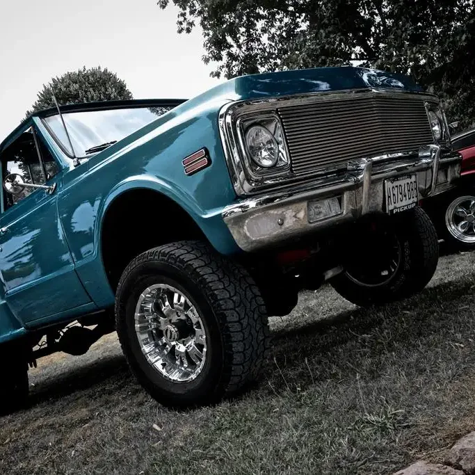 Photo d'un pick-up auFestival Motors n' Blues 2015.