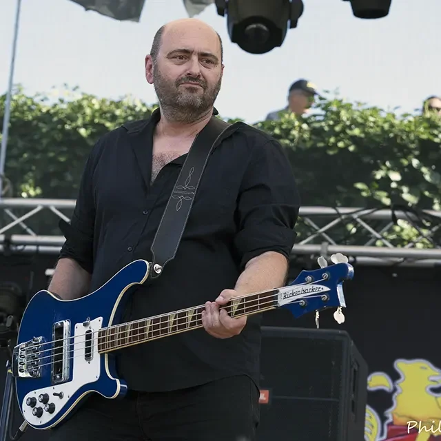 Olivier Mathios, concert de Mountain Men à Dax le 9 juillet 2017.