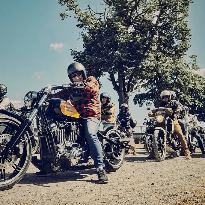 La balade à moto du Dax Motors n' Blues Festival, dimanche 7 juillet 2024.