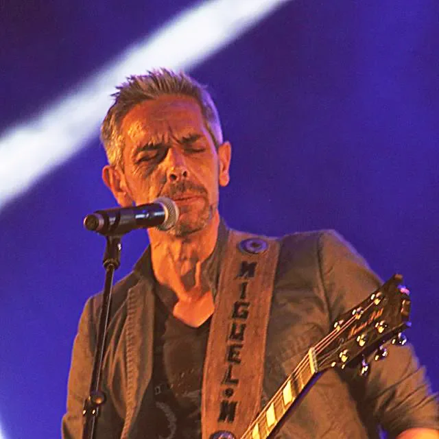 Miguel M en concert au Motors n' Blues 2016 à Dax le 8 juillet 2016.