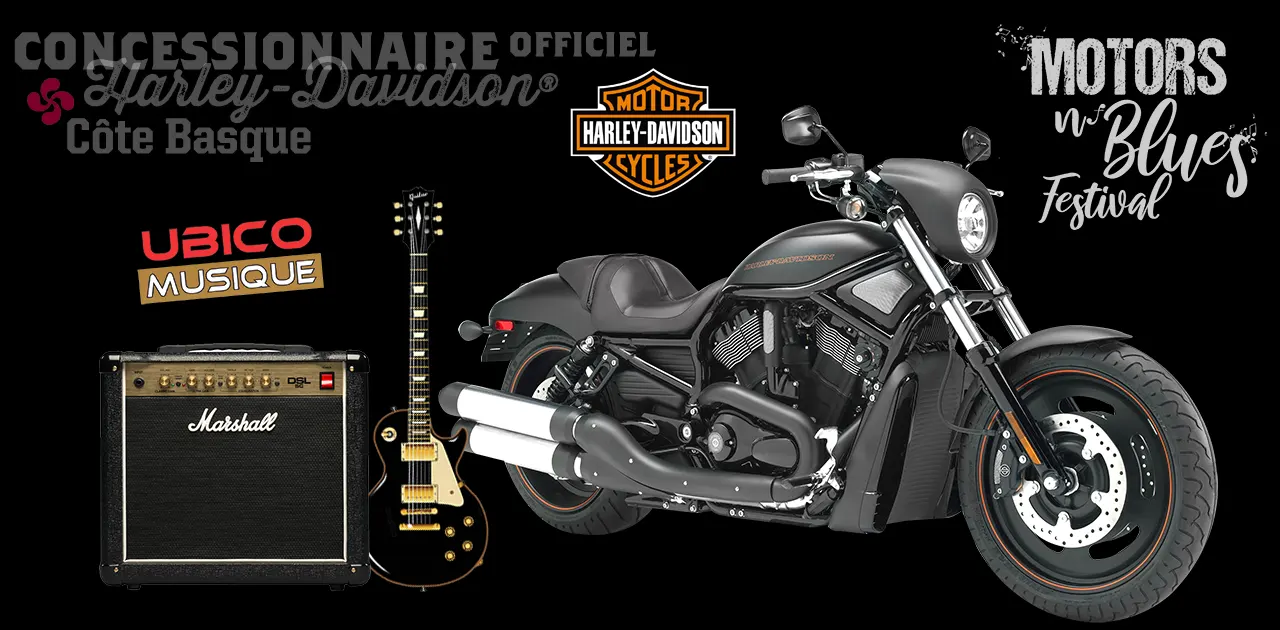 Harley Davidson partenaire du Motors n' Blues.